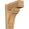 Ekena Millwork Merced Block Rough Sawn Outlooker, Western Red Cedar, 8"W x 20"D x 24"H OUT08X20X24MRC05RWR - alternate 1